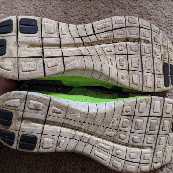 Neon Green Nike Air 3 Sneakers - Picture 3 of 3